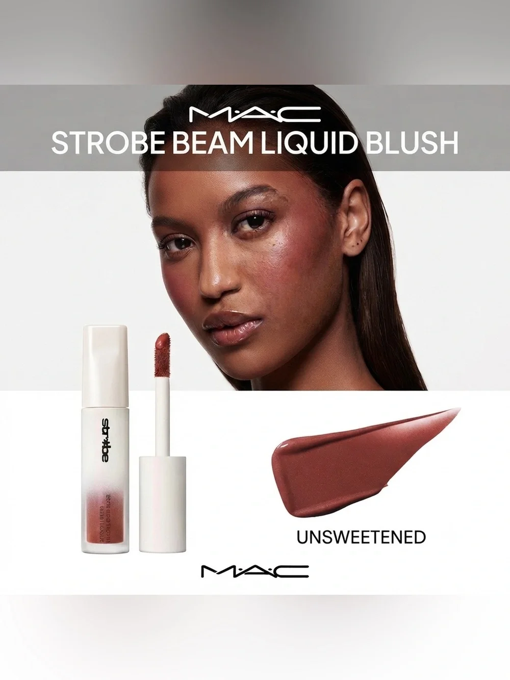 MAC Strobe Beam Liquid Blush • “Unsweetened” | Radiant Glow Blush • New in Box